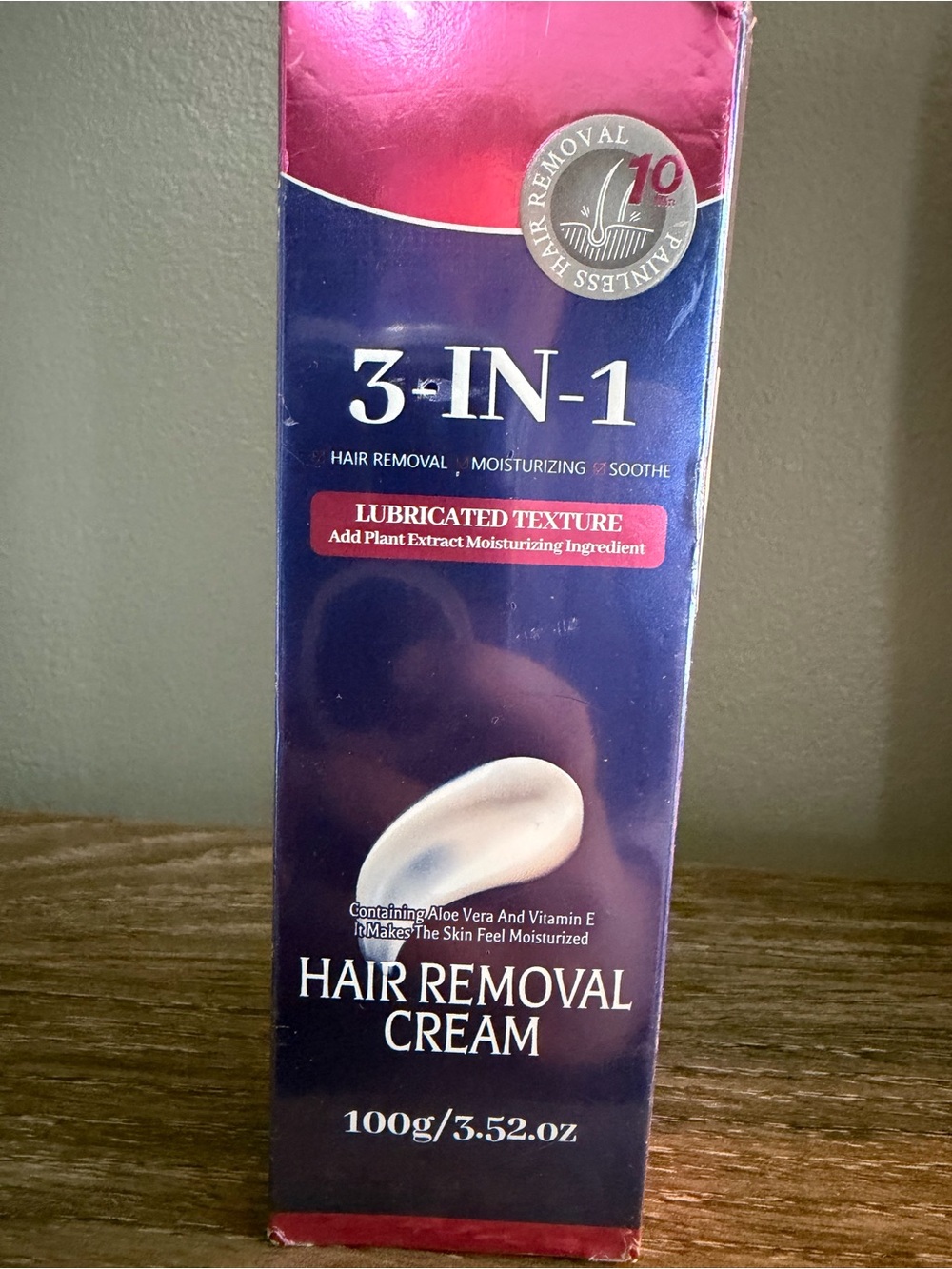 3-IN-1 Lubricated Hair Removal Cream -
